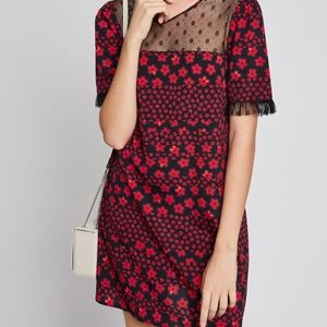 BCBG Generation dress with sheer top